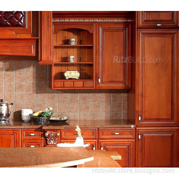 Customized Solid Wood Wooden Furniture Home Kitchen Cabinet